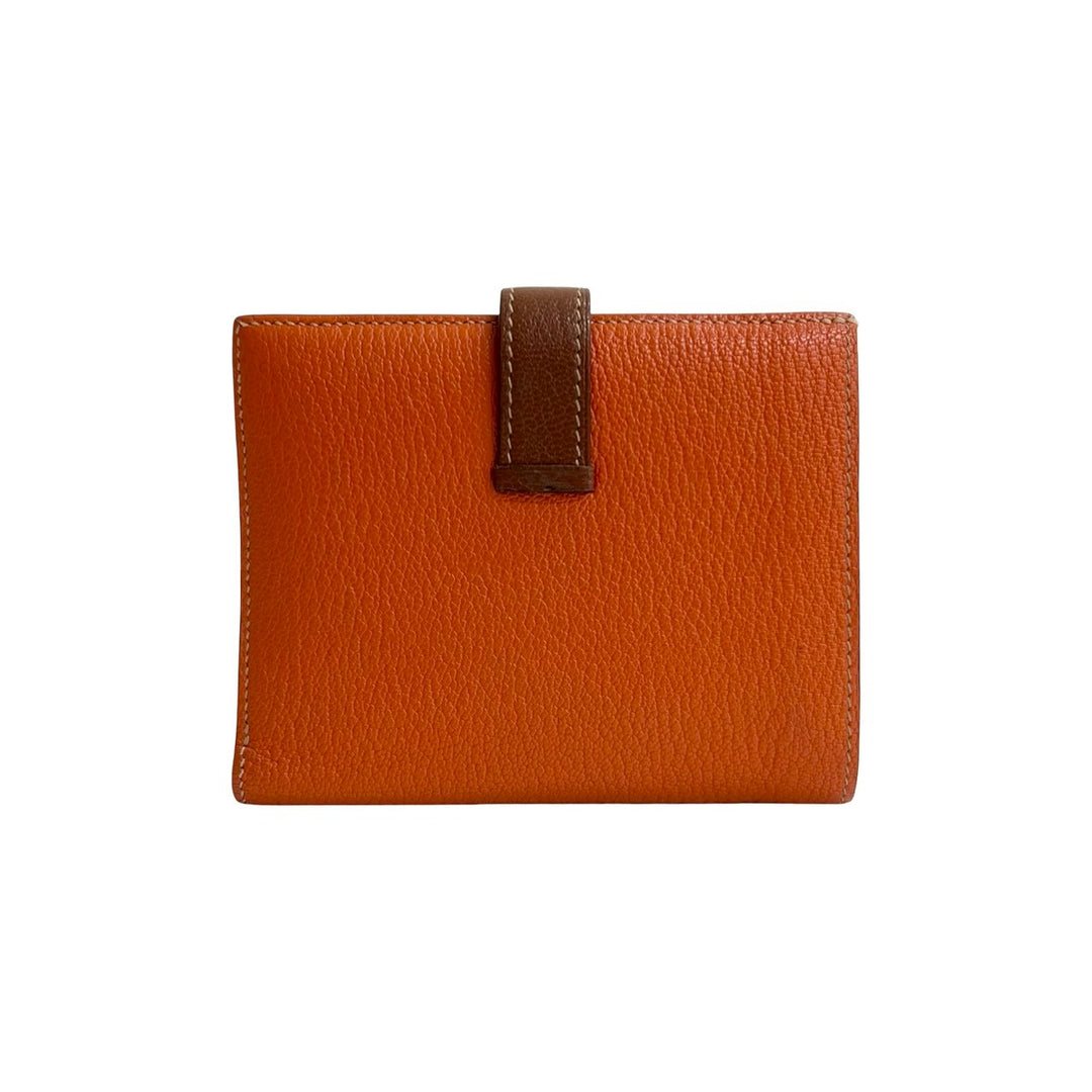 Bifold wallet Hermes Bearn compact