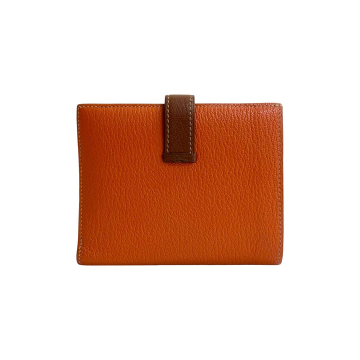 Bifold wallet Hermes Bearn compact