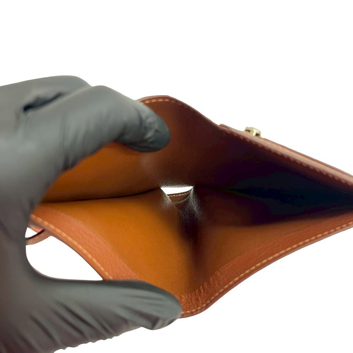 Bifold wallet Hermes Bearn compact