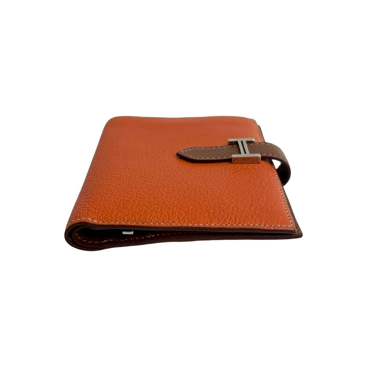 オレンジレッド 二つ折り財布 Bearn Compact HERMES エルメス ベアン コンパクト 二つ折り財布 – Trip