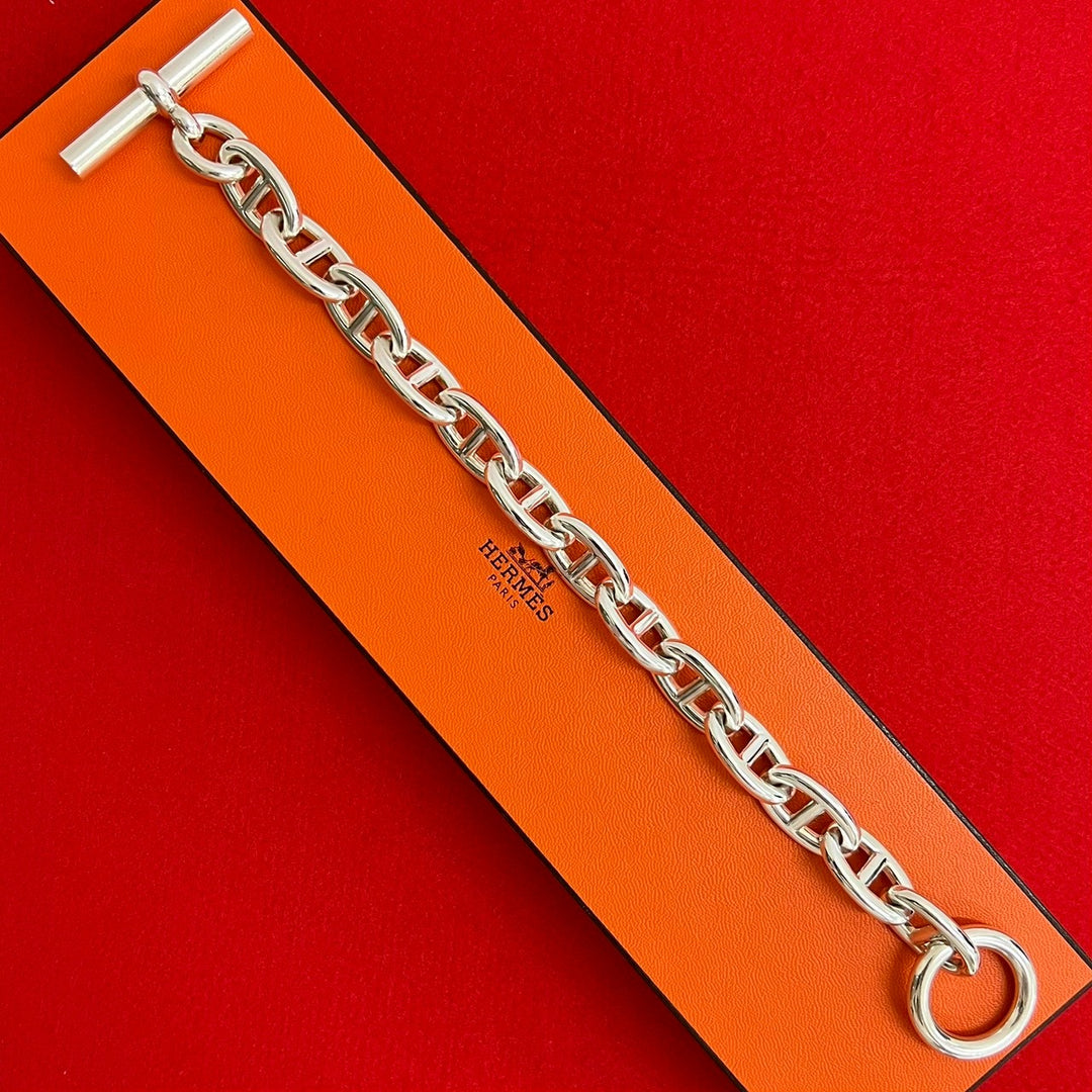 ブレスレット エルメス シェーヌダンクル TGM 13コマ