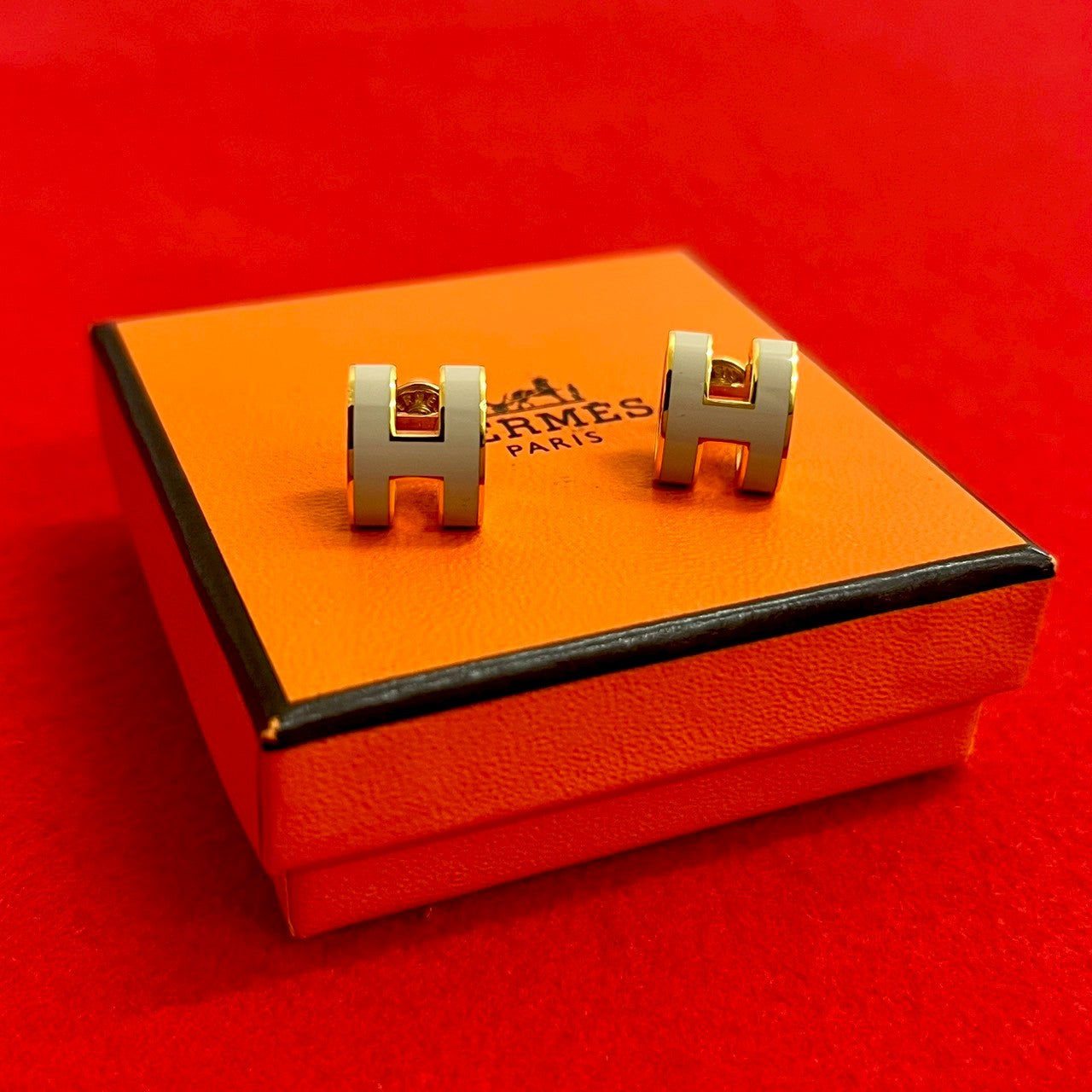 HERMES　ポップアッシュピアス　IKD-509 HERMES エルメス ポップアッシュ ピアス – Trip