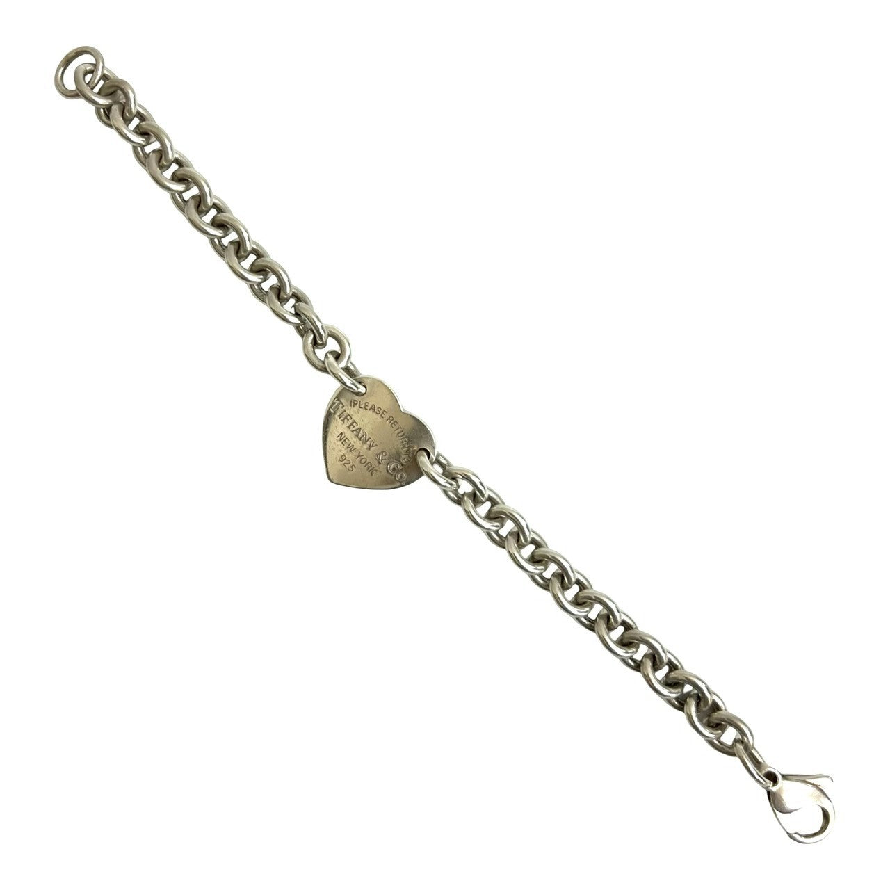 【美品】Tiffany & Co. リターントゥ ブレスレット 925 ハート ティファニー リターントゥティファニー ハートタグ ブレスレット 925