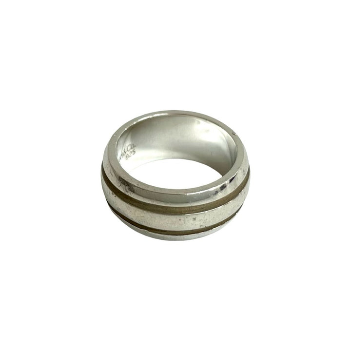 Rings Tiffany Grooved Double Line Ring