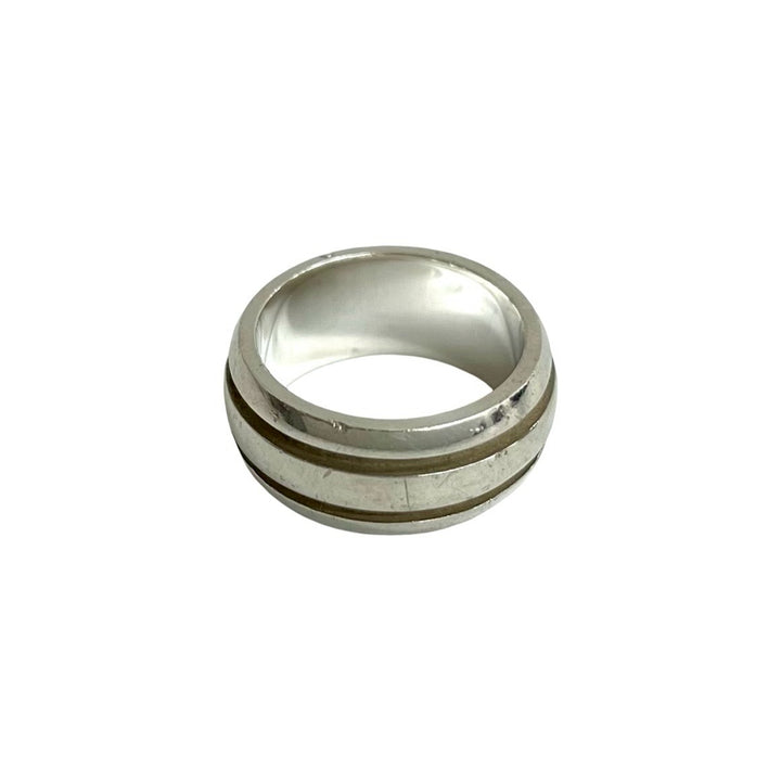 Rings Tiffany Grooved Double Line Ring