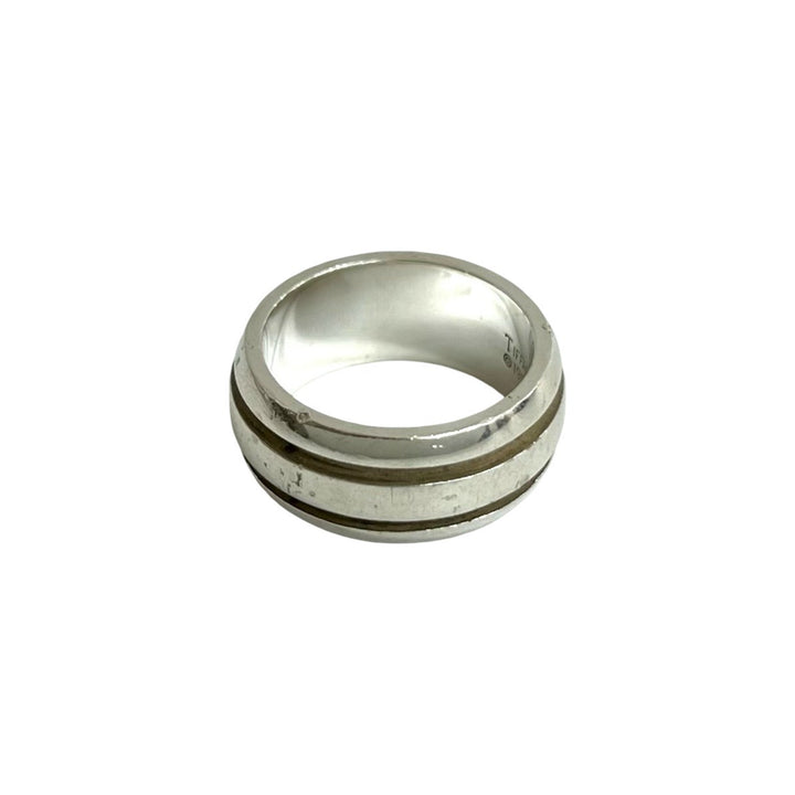 Rings Tiffany Grooved Double Line Ring