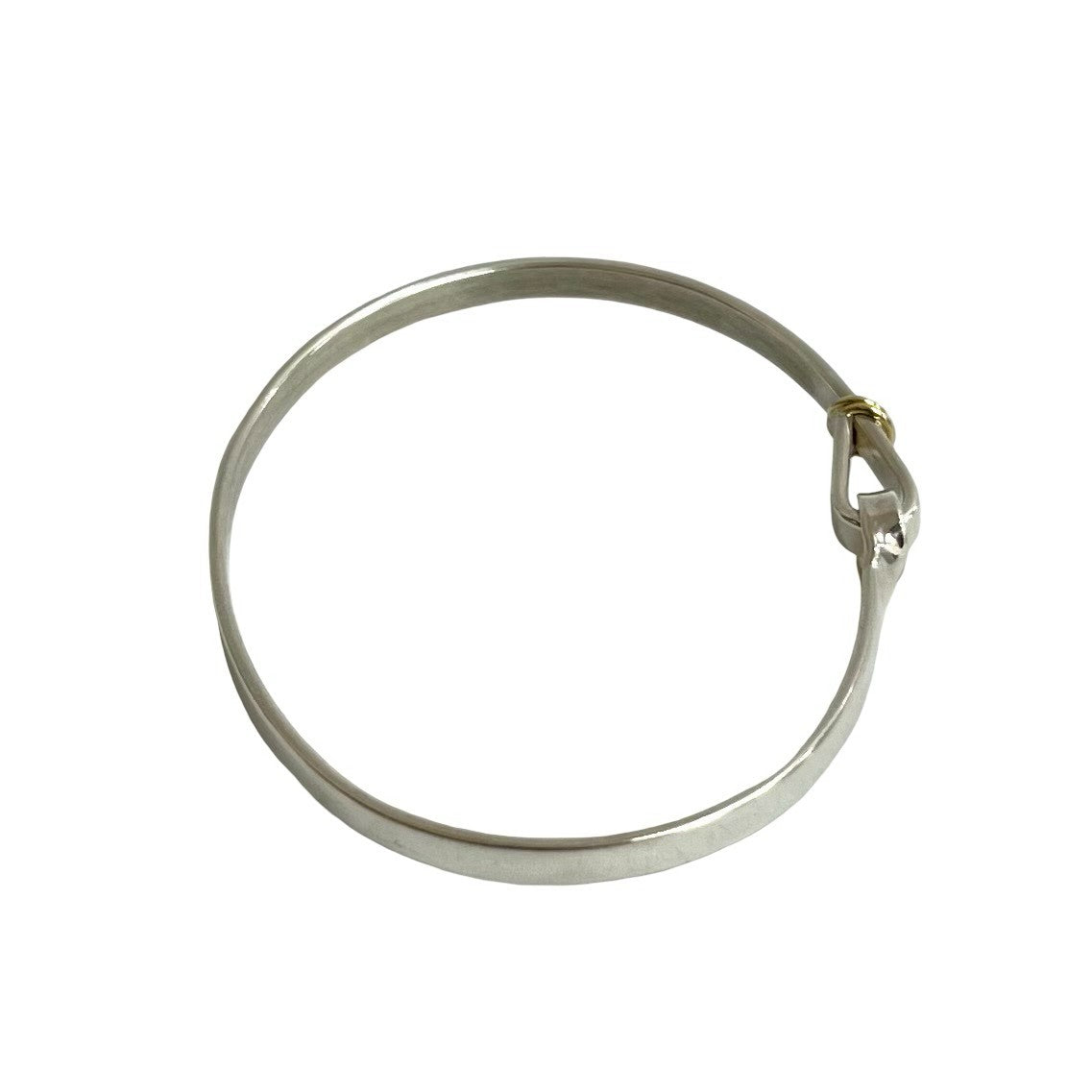 【TIFFANY】フック＆アイバングル 750/925☆ＡＢ品☆質屋 ユニオン本通店 ティファニー ブレスレット TIFFANY】フック＆アイバングル 750/925☆AB品☆質屋 ユニオン本通店