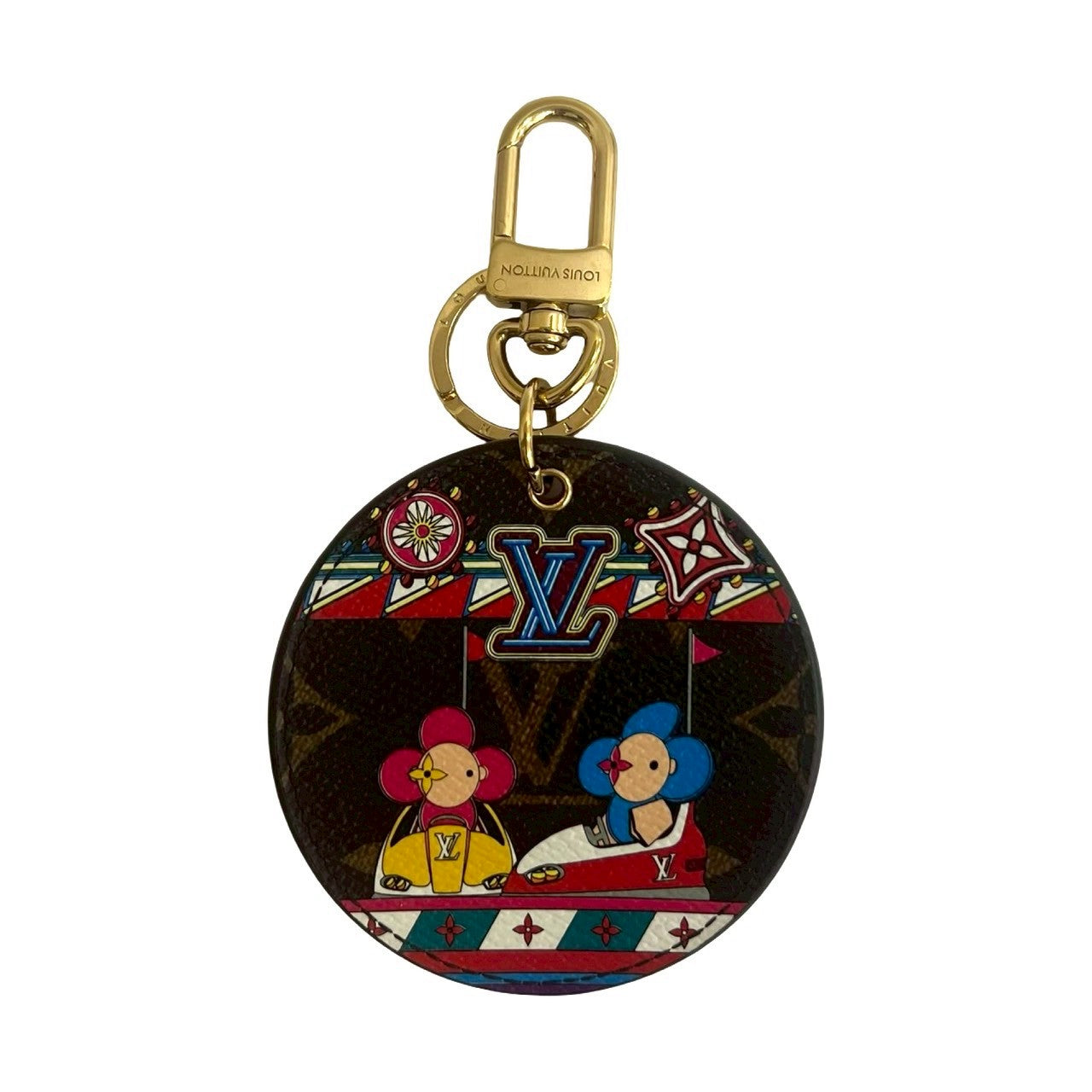 LOUIS VUITTON ルイヴィトン ポルトクレ イリュストレ モノグラム