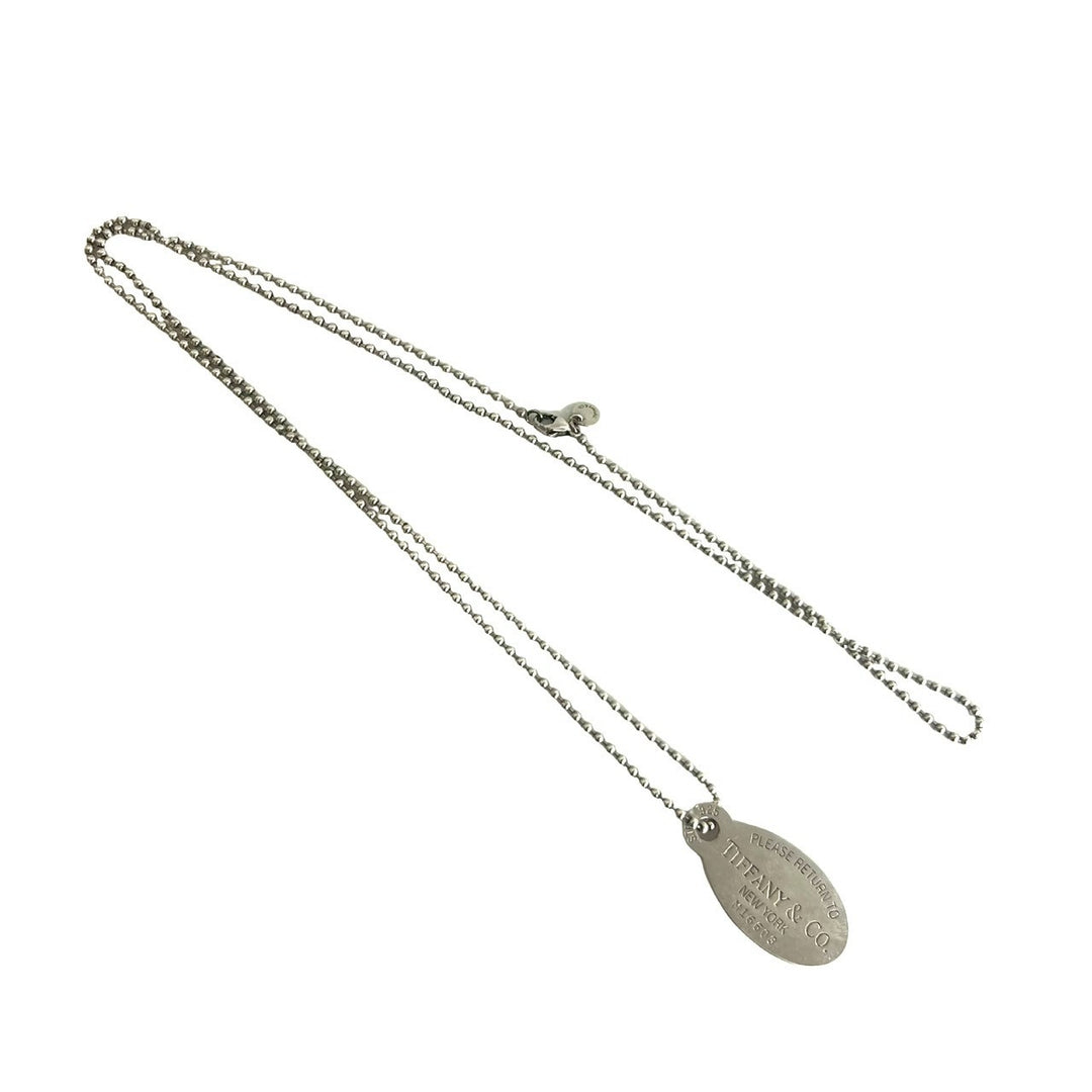 項鍊蒂芙尼返回腳趾蒂芙尼橢圓形標籤