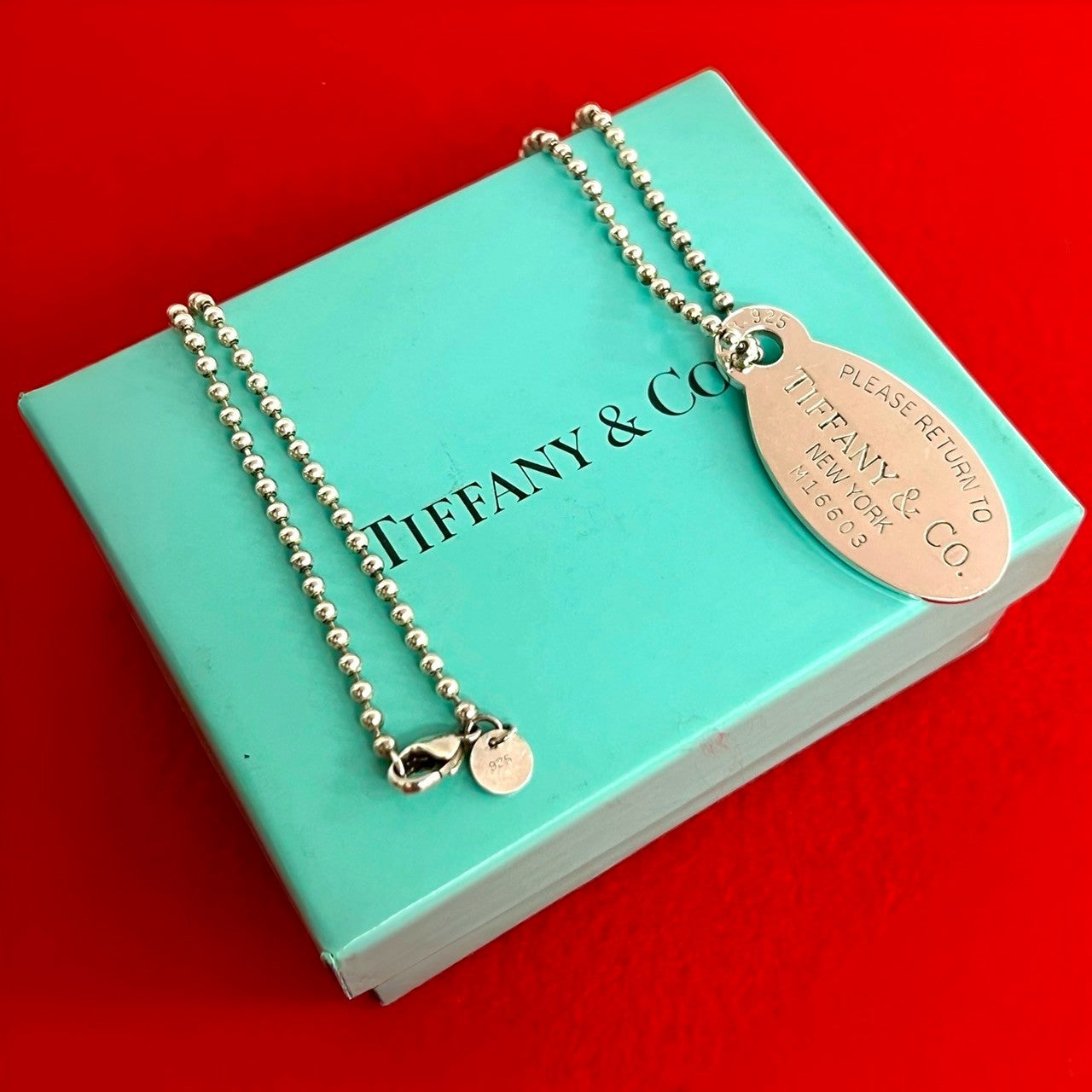 ティファニーネックレス TIFFANY&Co. ティファニー リターントゥ ティファニー オーバルタグ