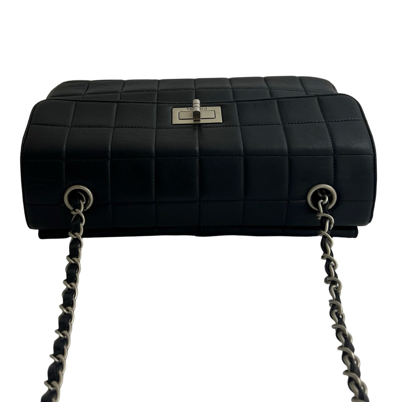 CHANEL ショルダー Vintage Chanel Camera 1992 Single Flap Bijoux Chain CC 24K Tassel