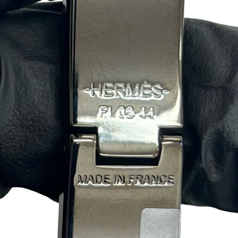 ブレスレット エルメス クリック HH ソーブラック