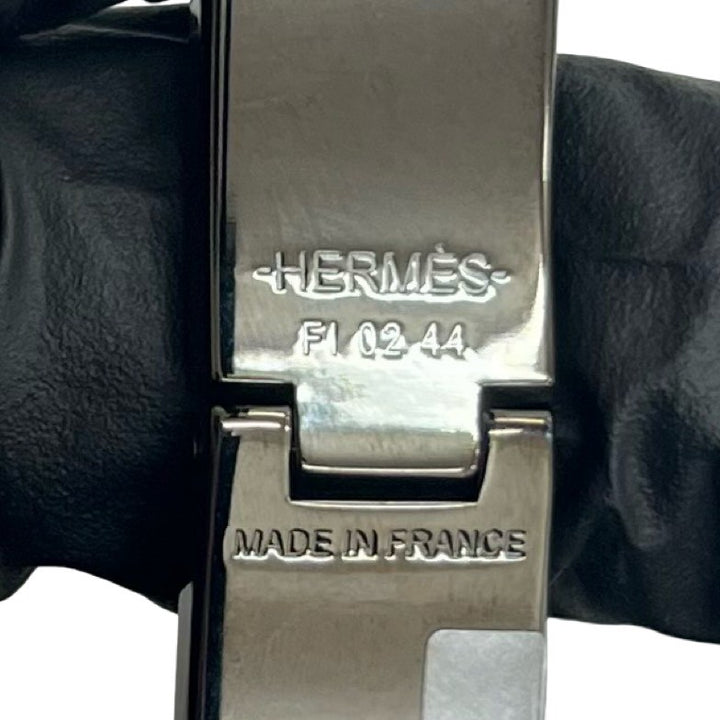 ブレスレット エルメス クリック HH ソーブラック