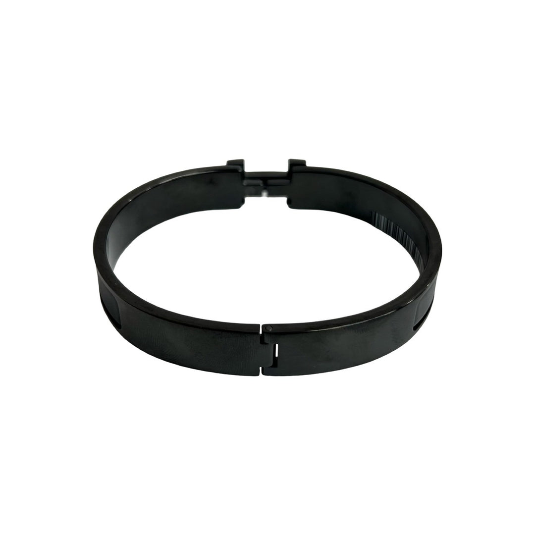 ブレスレット エルメス クリック HH ソーブラック