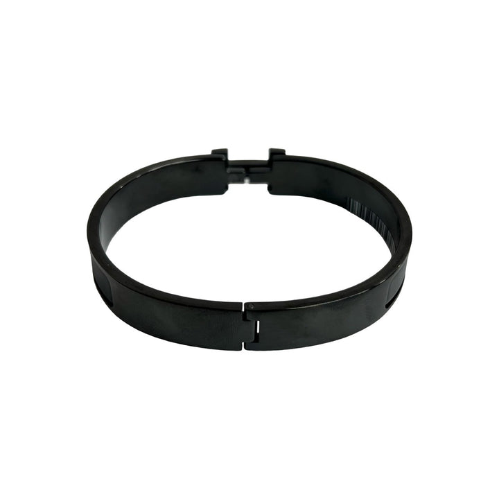 ブレスレット エルメス クリック HH ソーブラック