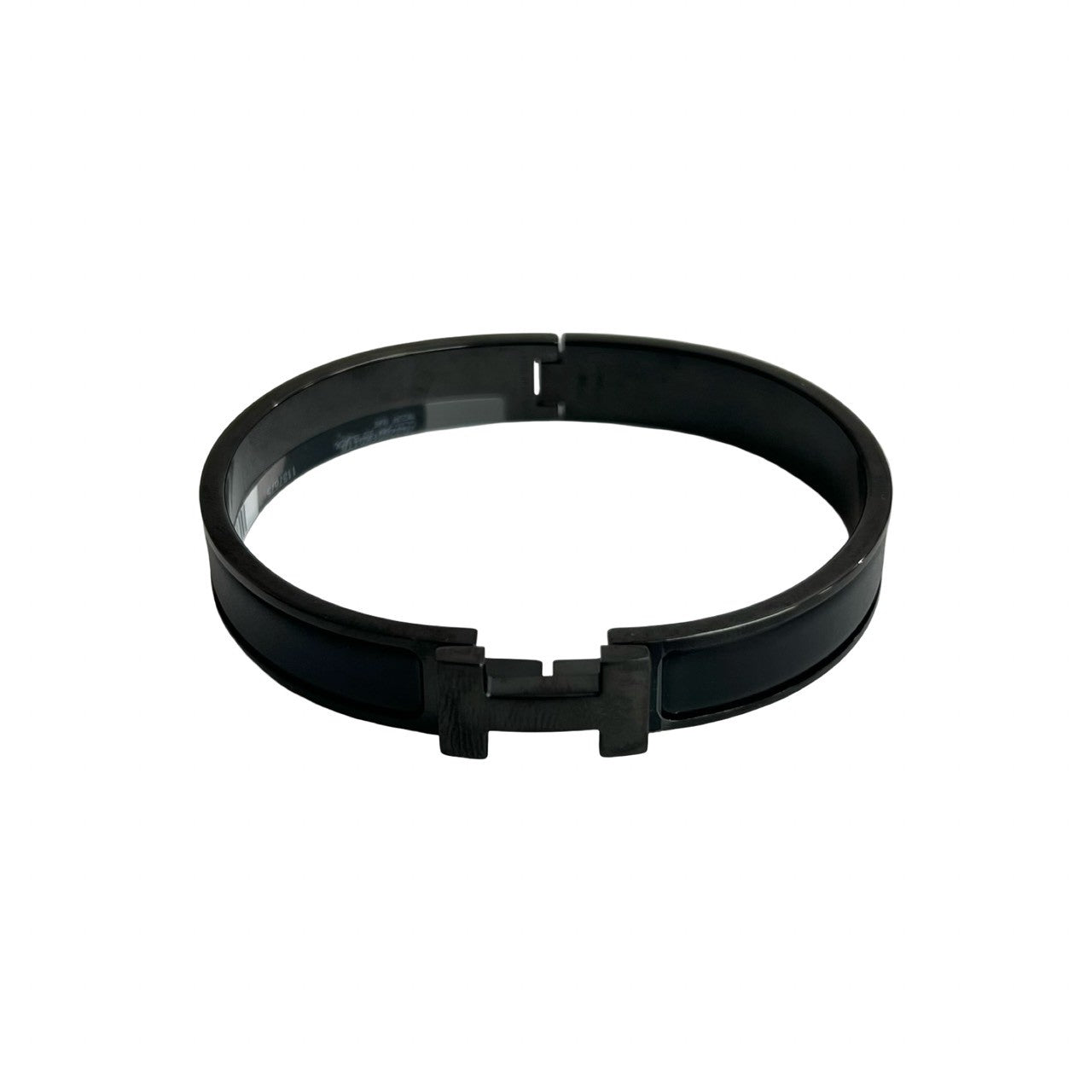 新品未使用　HERMES エルメス　クリックHHソーブラックブレスレットT6 黒 新品未使用 HERMES エルメス クリックHHソーブラックブレスレットT6 黒