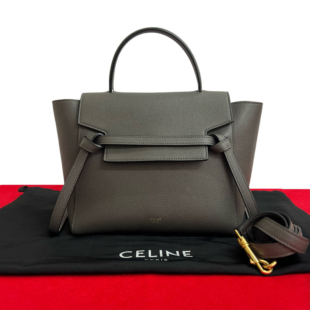 CELINE セリーヌ ラゲージ マイクロショッパー ショルダーバッグ