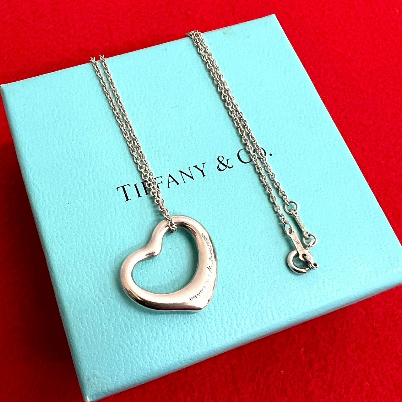 K*U様 TIFFANY&Co. ティファニー オープンハート ネックレス SV TIFFANY&Co. ティファニー オープンハート ネックレス – Trip