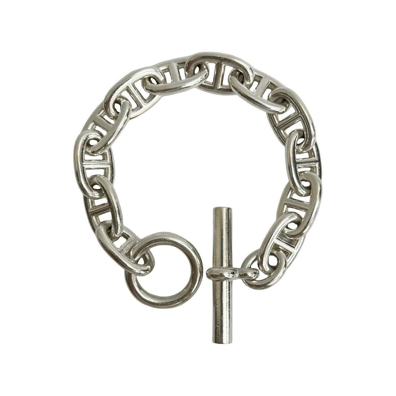 HERMES エルメス シェーヌダンクル TGM マルジェラ期 ブレスレット – Trip