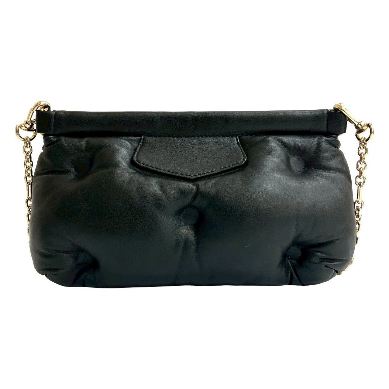 確実正規品 Maison Margiela グラムスラム ハンドバッグ 黒 VIP SALE《マルジェラ》グラム スラムクラシック ミディアム (Maison