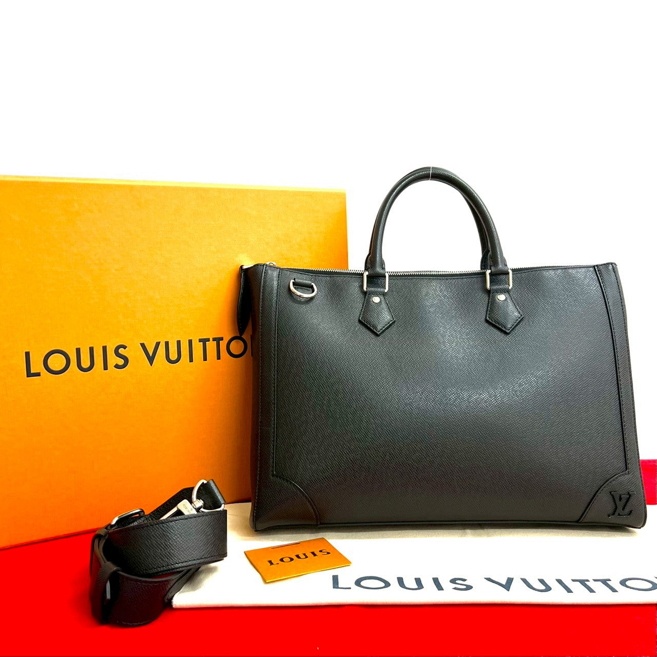 LOUIS VUITTON ルイヴィトン スリム ブリーフケース ショルダーバッグ