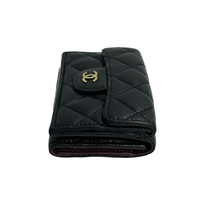 trifold wallet chanel