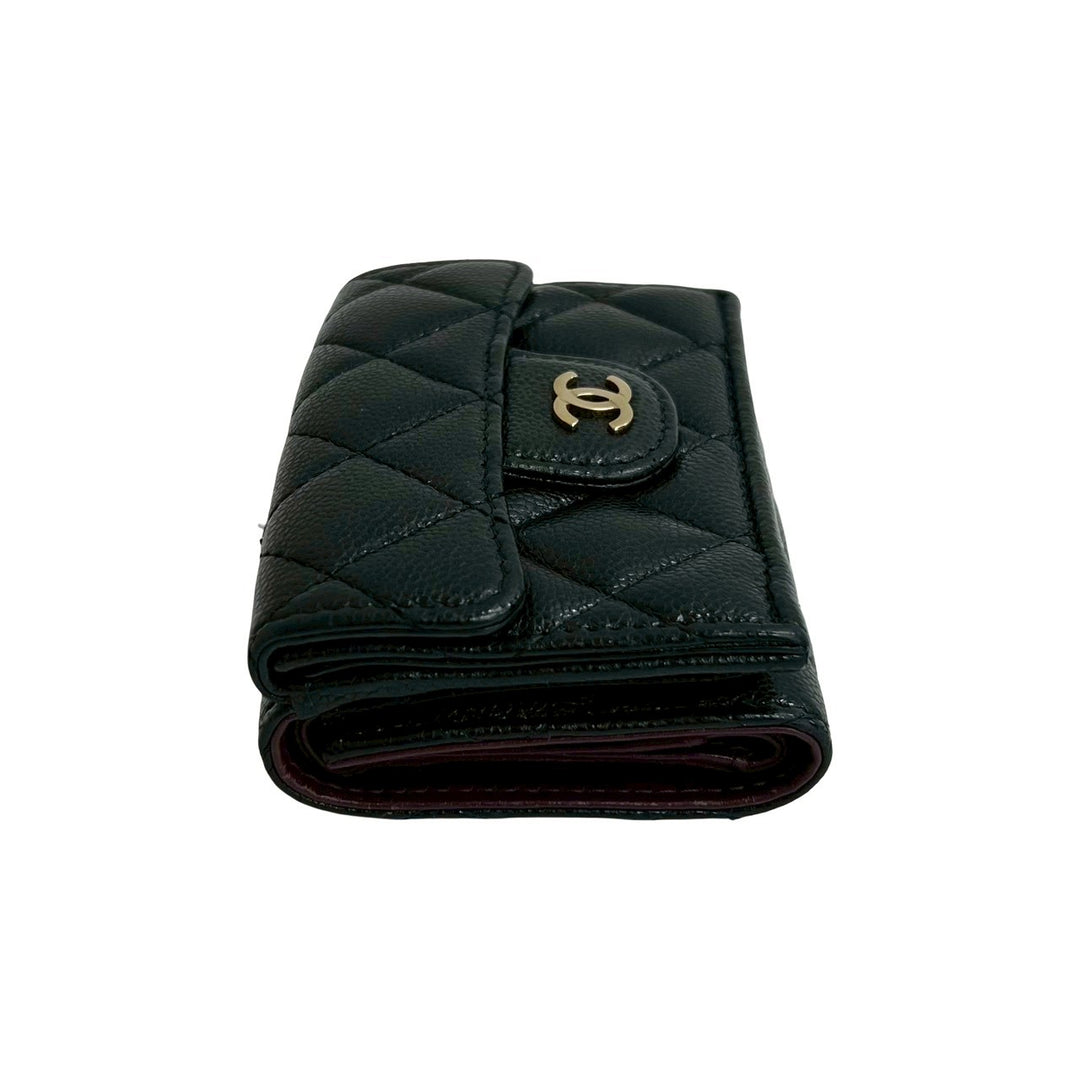 trifold wallet chanel