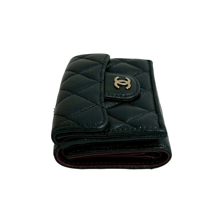 trifold wallet chanel