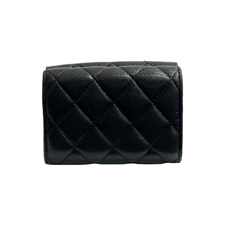 trifold wallet chanel