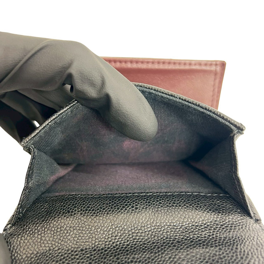 trifold wallet chanel