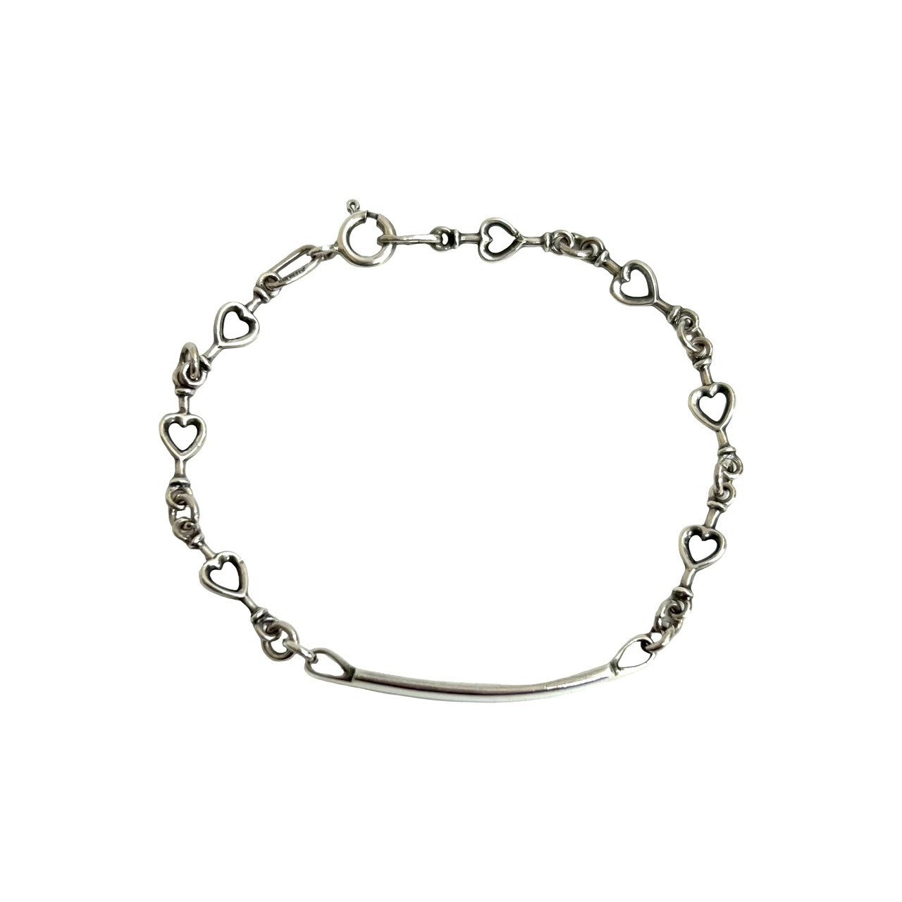 超希少 TIFFANY&Co. IDプレート ハートリンク ブレスレット 箱付き TIFFANY&Co. ティファニー ハートリンク ID ブレスレット – Trip