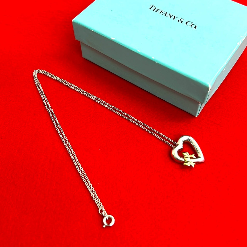 TIFFANY&Co. ティファニー ハート＆リボン ネックレス – Trip