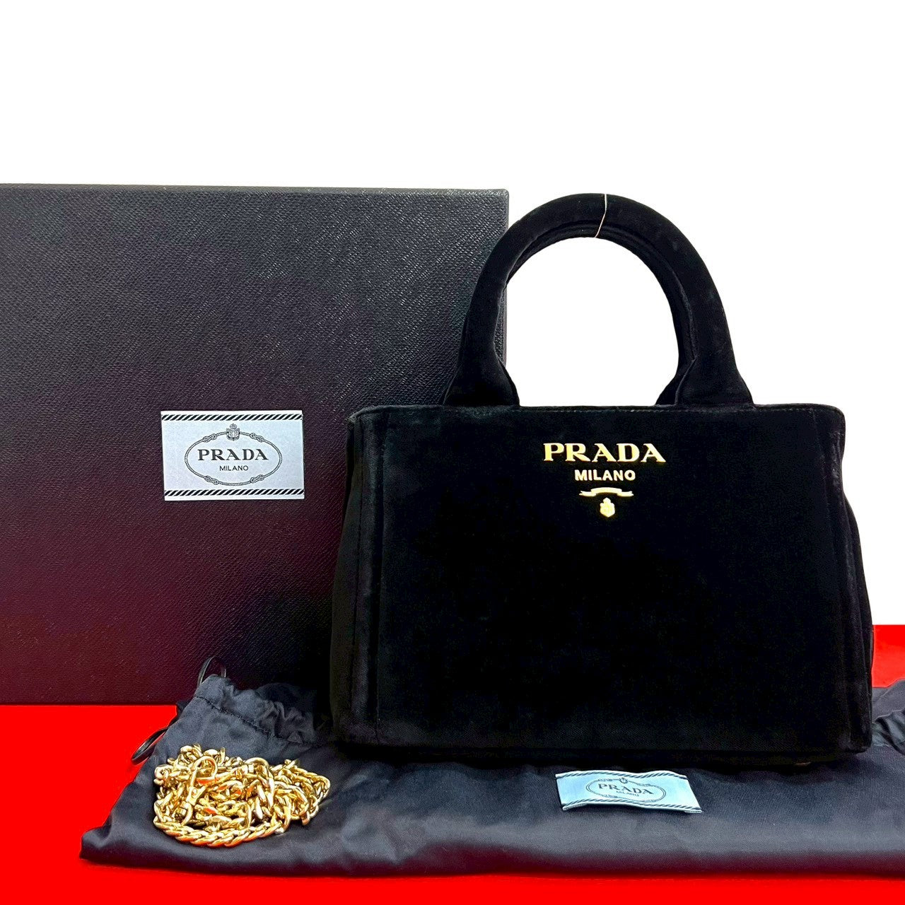 期間限定！プラダ カナパ ストラップ付き CANAPA PRADA プラダ カナパ ハンドバッグ ショルダーバッグ 2WAY