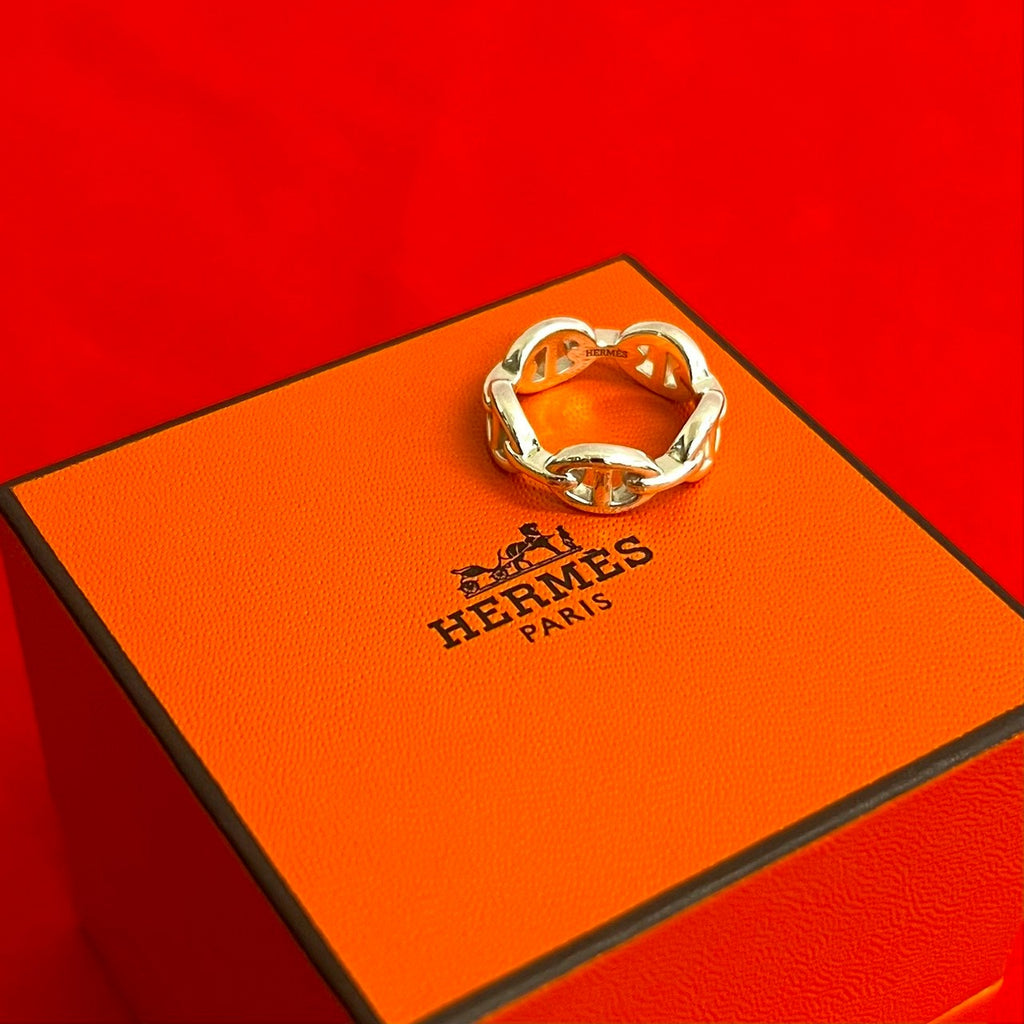 HERMES エルメス シェーヌダンクル アンシェネ リング 指輪 – Trip