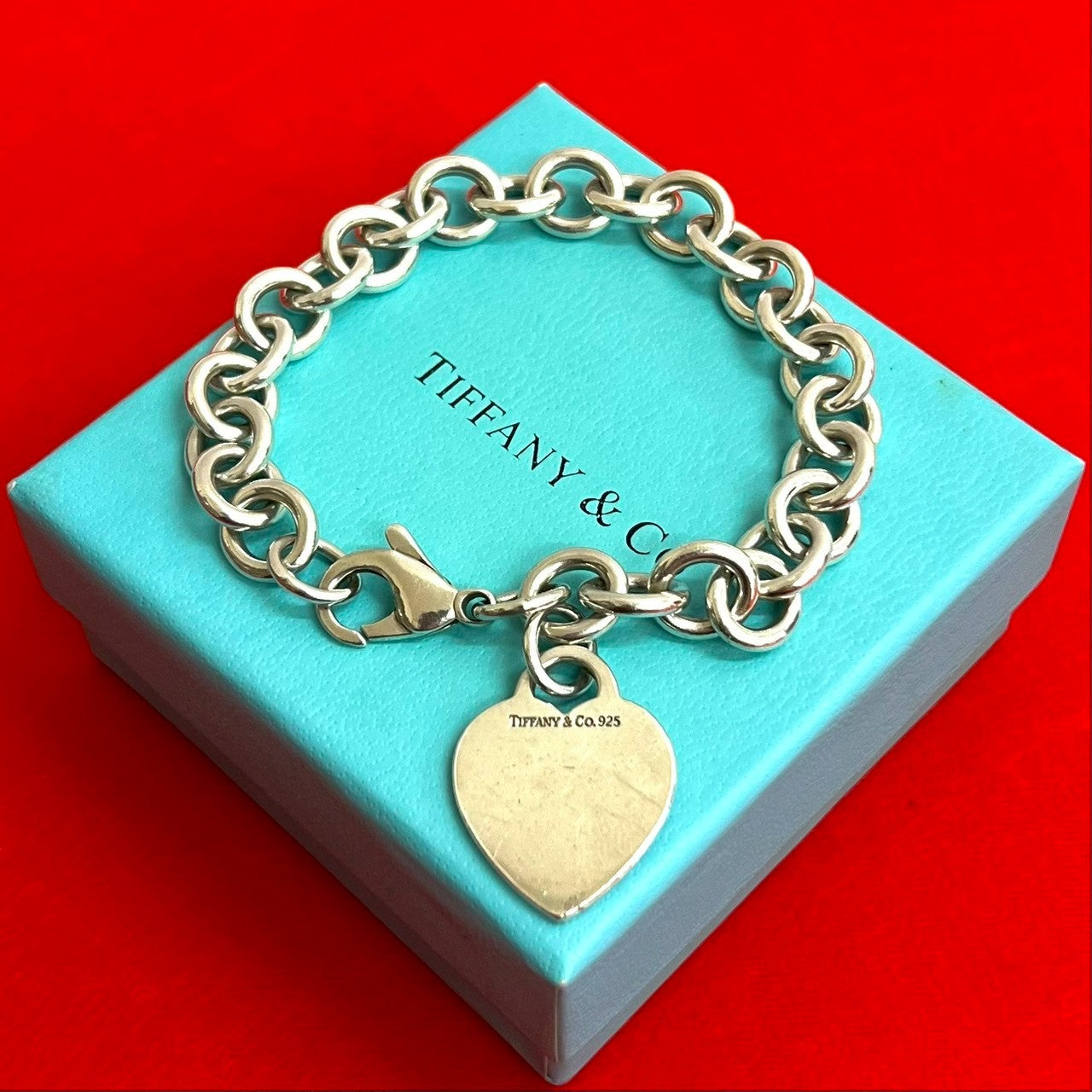 Tiffany & Co. ハート型チャームブレスレット TIFFANY&Co. ティファニー ハートタグ ブレスレット – Trip