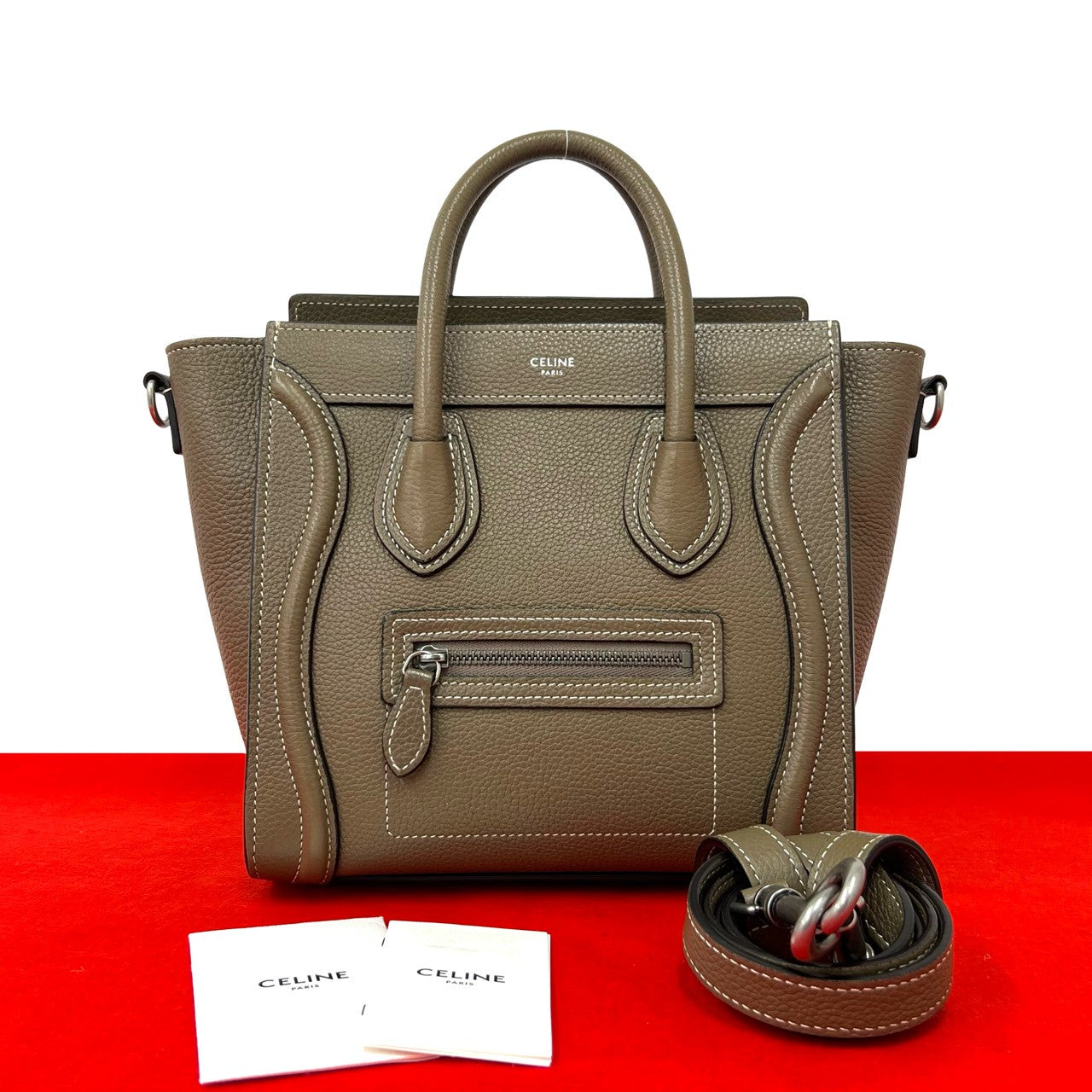 CELINE セリーヌ ラゲージ ナノショッパー ショルダーバッグ – Trip