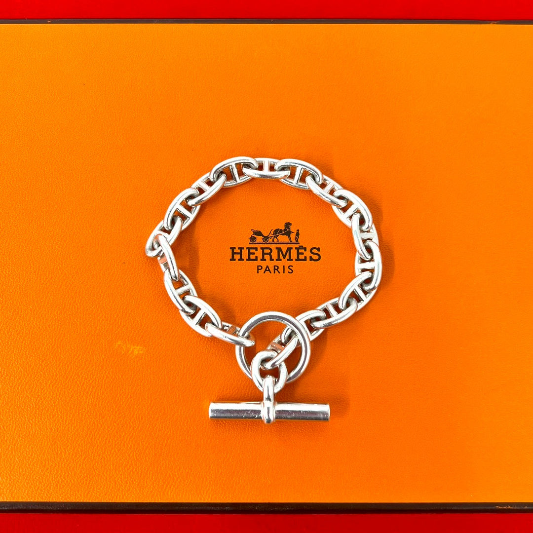 ブレスレット エルメス シェーヌダンクル PM 18コマ