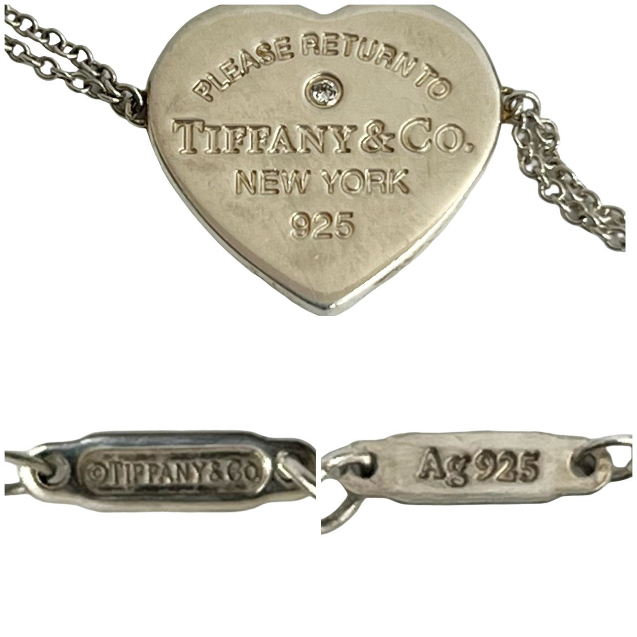 ティファニー　ハートタグダブル チェーン ブレスレット　リターントゥティファニー TIFFANY&Co. ティファニー リターントゥ ハートタグ ダブルチェーン