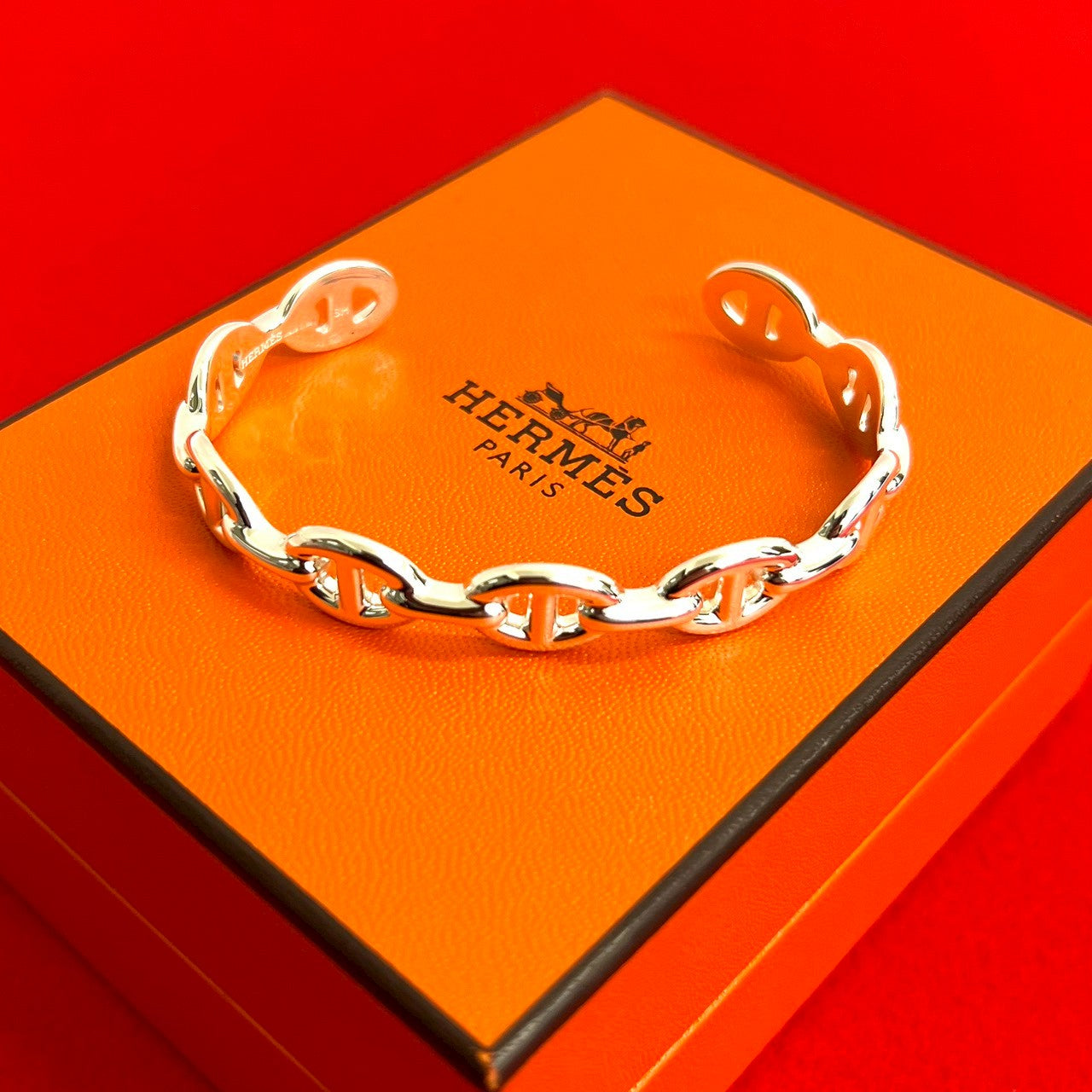 HERMES エルメス アンシェネ バングル – Trip