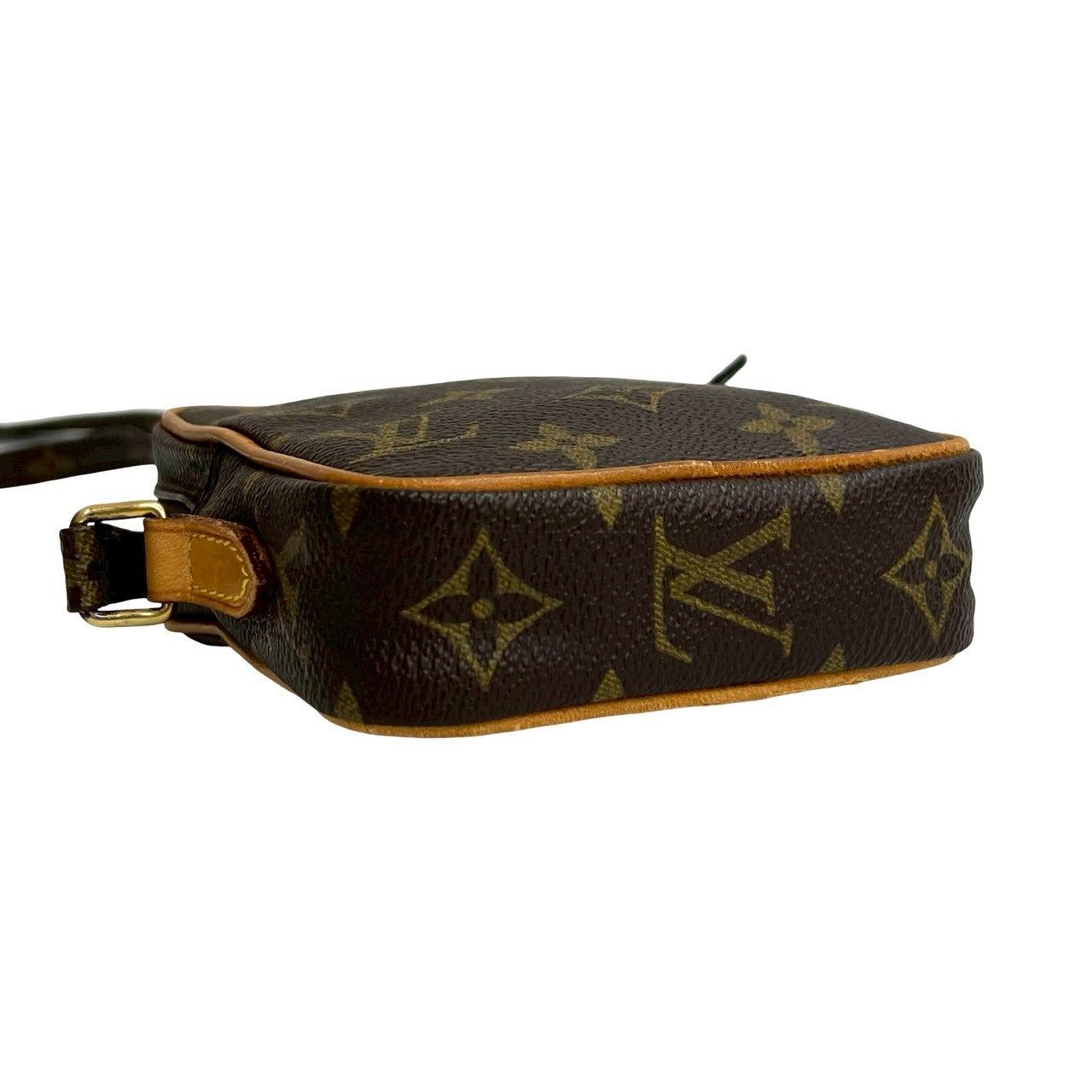 極 美品 LOUIS VUITTON ルイヴィトン ヴィンテージ ミニ ダヌーヴ モノグラム レザー ショルダーバッグ ポシェット ブラウン 199-2 LOUIS VUITTON ルイヴィトン (Vintage) ミニ ダヌーヴ ショルダー