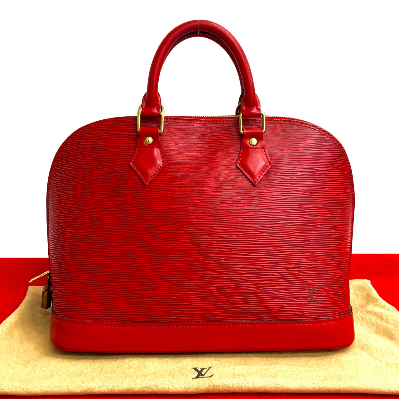 LOUIS VUITTON ヴィトン アルマPM 赤 LOUIS VUITTON ルイヴィトン (Vintage) アルマ ハンドバッグ – Trip
