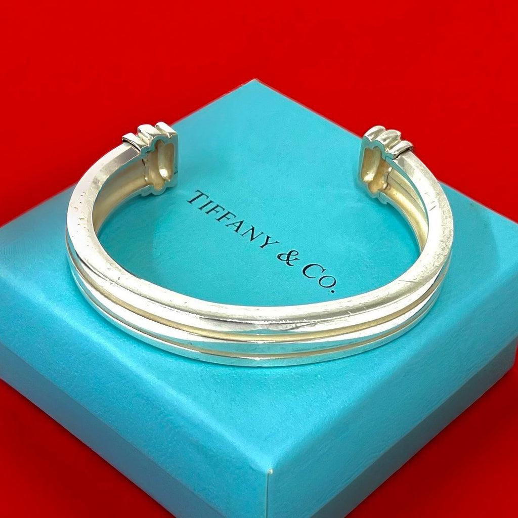 TIFFANY&Co. ティファニー グルーブド カフ バングル – Trip TIFFANY&Co. ティファニー グルーブド カフ バングル – Trip
