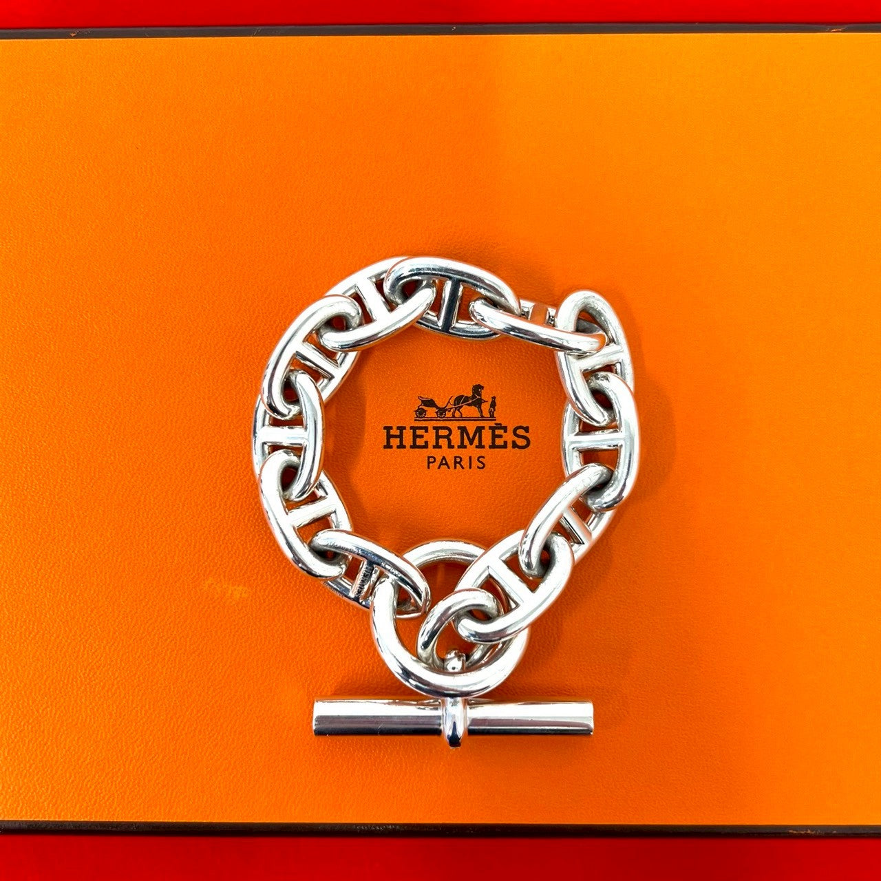 HERMES シェーヌダンクル TGM 11コマ ブレスレット HERMES エルメス シェーヌダンクル TGM 11コマ ブレスレット – Trip