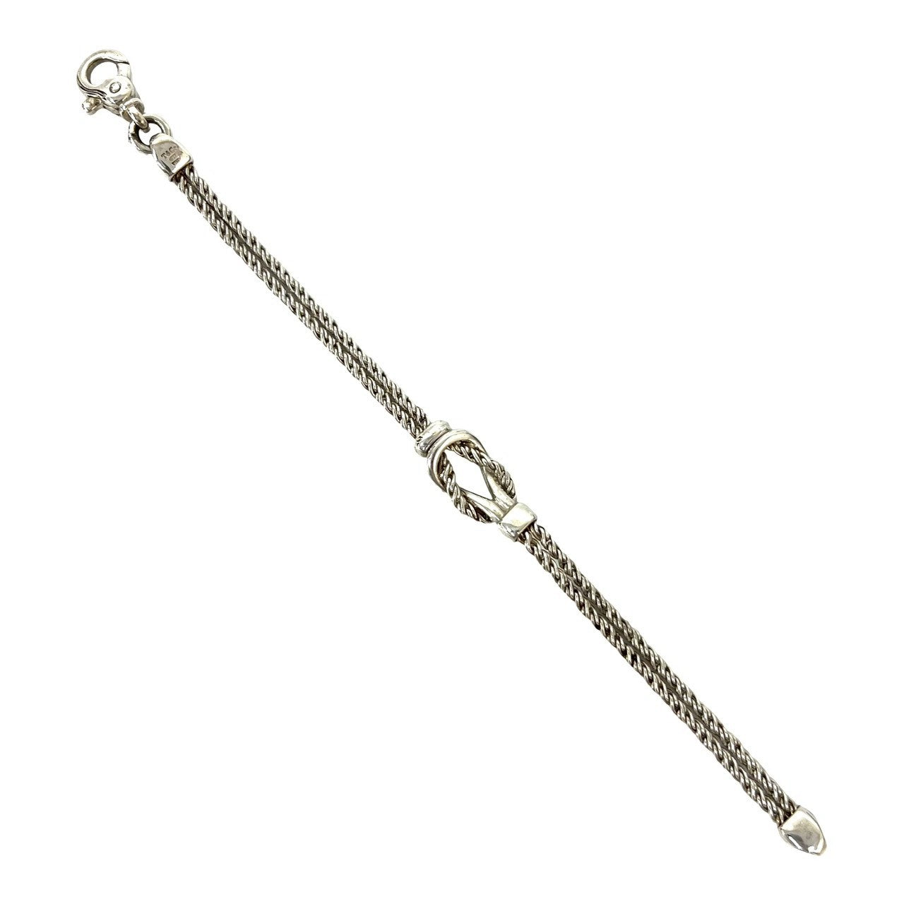 TIFFANY&Co. ティファニー ダブルロープ センター ノット ブレスレット