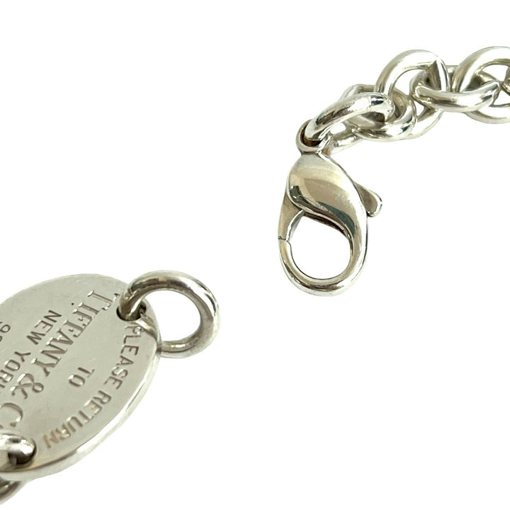 necklace tiffany return toe oval necklace