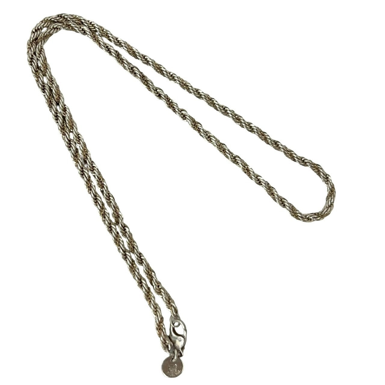 vintage TIFFANY & CO. ツイスト チェーン ネックレス TIFFANY&Co. ティファニー ツイストロープチェーン ネックレス – Trip