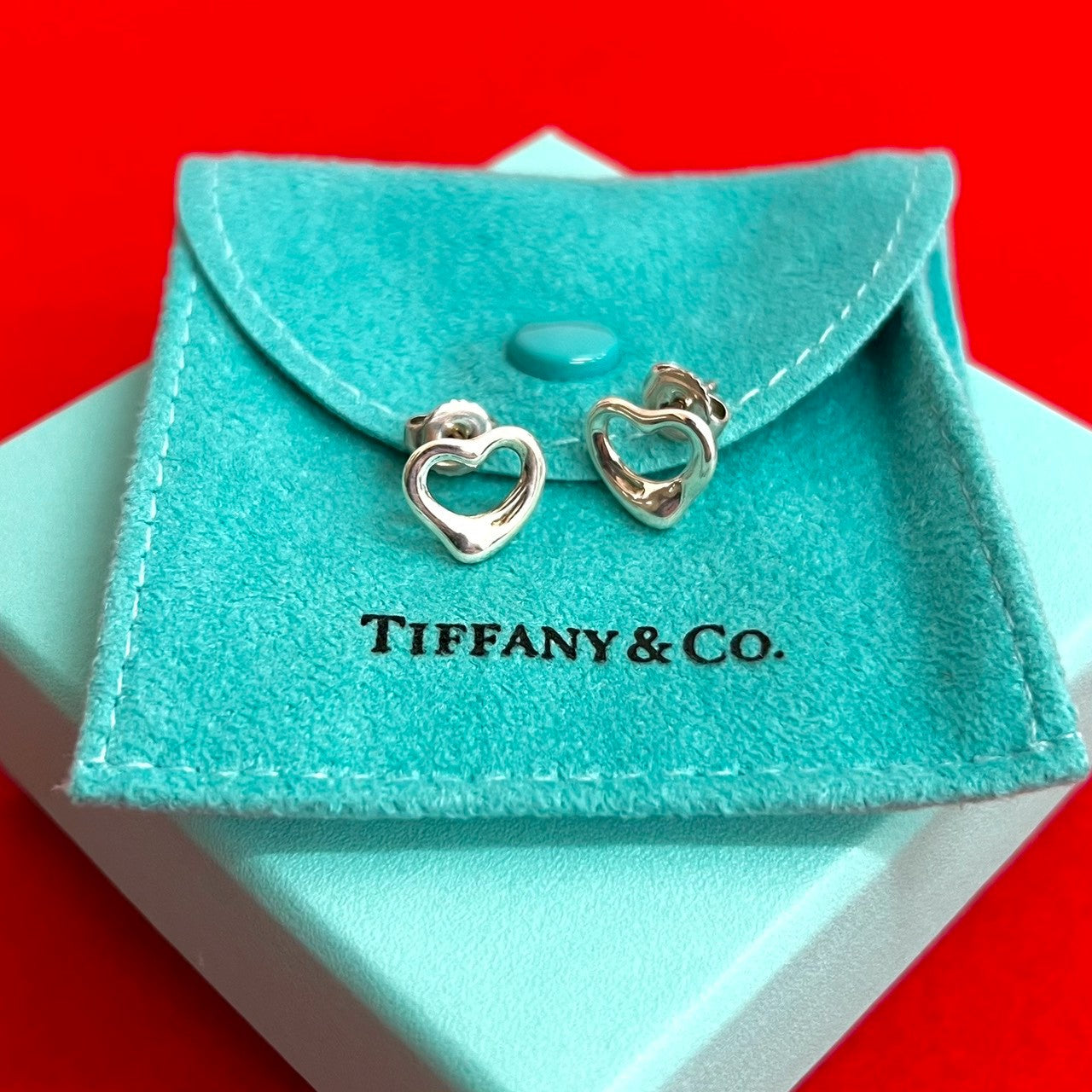 TIFFANY&Co. ティファニー オープンハート ピアス – Trip