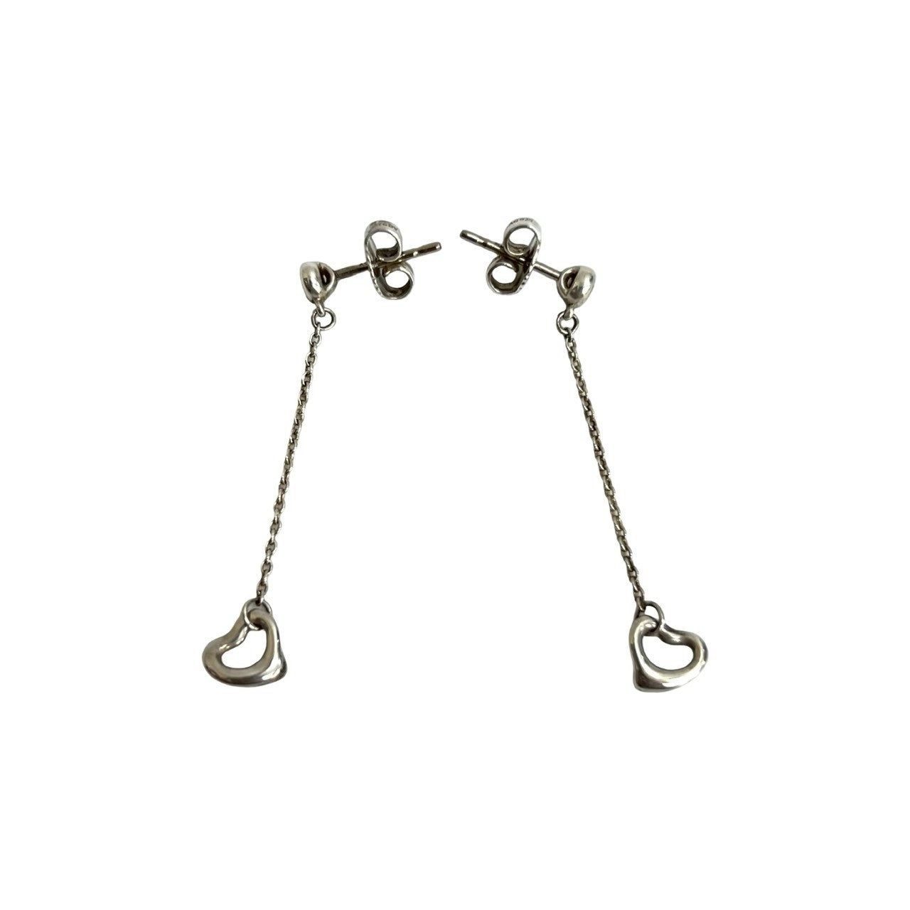 TIFFANY&Co. ティファニー オープンハート ドロップ ピアス – Trip