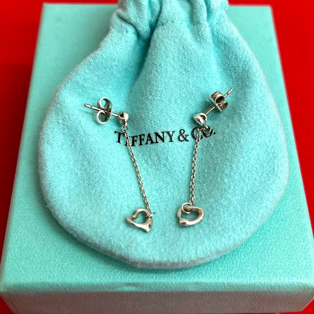 ティファニー ハート ピアス(片耳) TIFFANY&Co. ティファニー オープンハート ドロップ ピアス – Trip