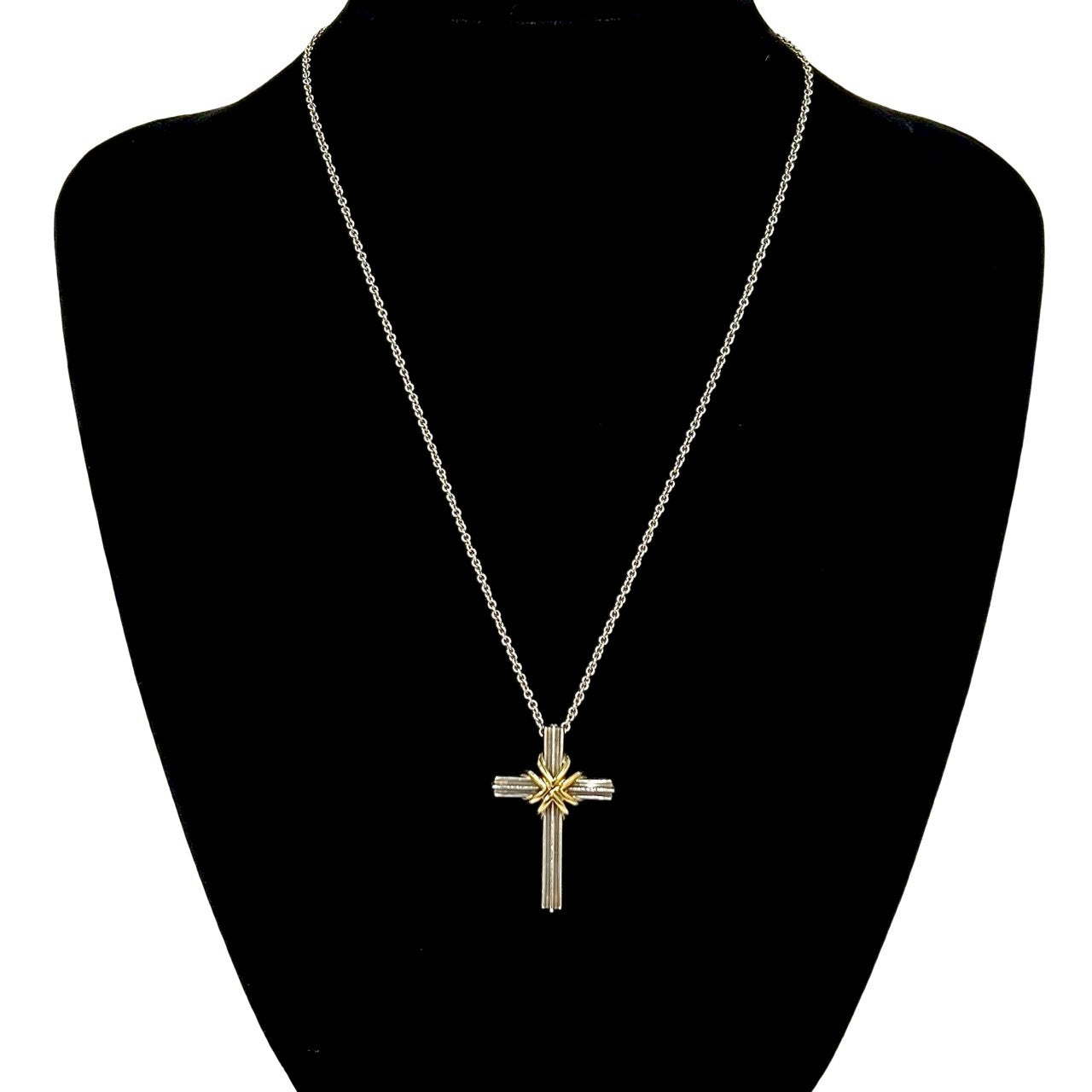 TIFFANY&Co. ティファニー シグネチャー クロス 750 K18 750YG